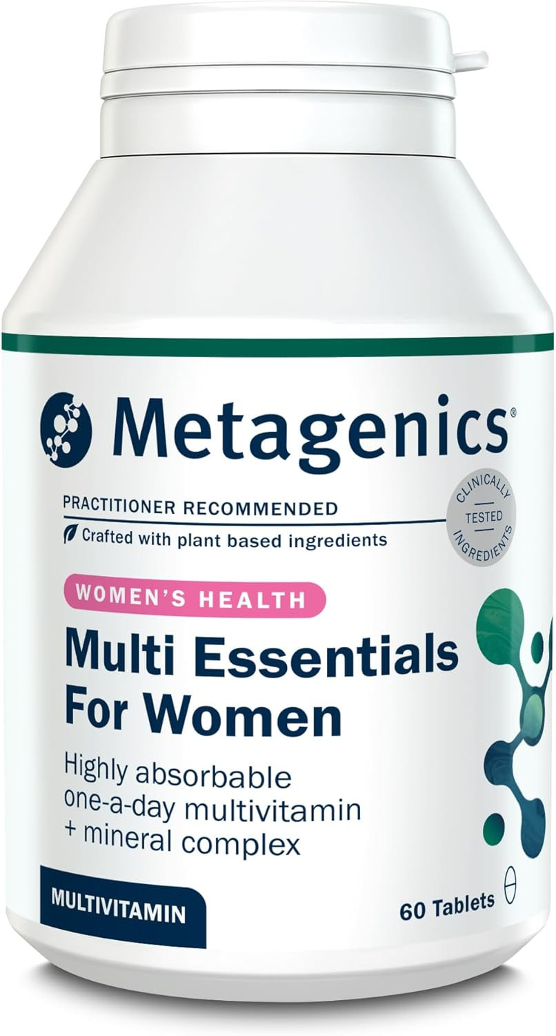 Metagenics Multi Essentials for Women Multivitamin with Iron - 29 Vitamins & Minerals for Women - Vegetarian and Vegan - 30 Tablets