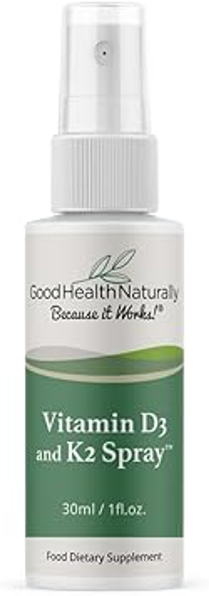 Vitamin D3 and K2 Spray - High Strength Calcium Supplement | 30mL - Good Health Naturally Vitamin D3 and K2 Spray - High Strength Calcium Supplement | 30mL - Good Health Naturally