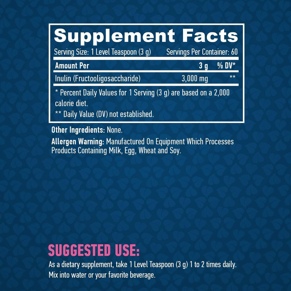 HAYA LABS Prebiotic Inulin 200 G