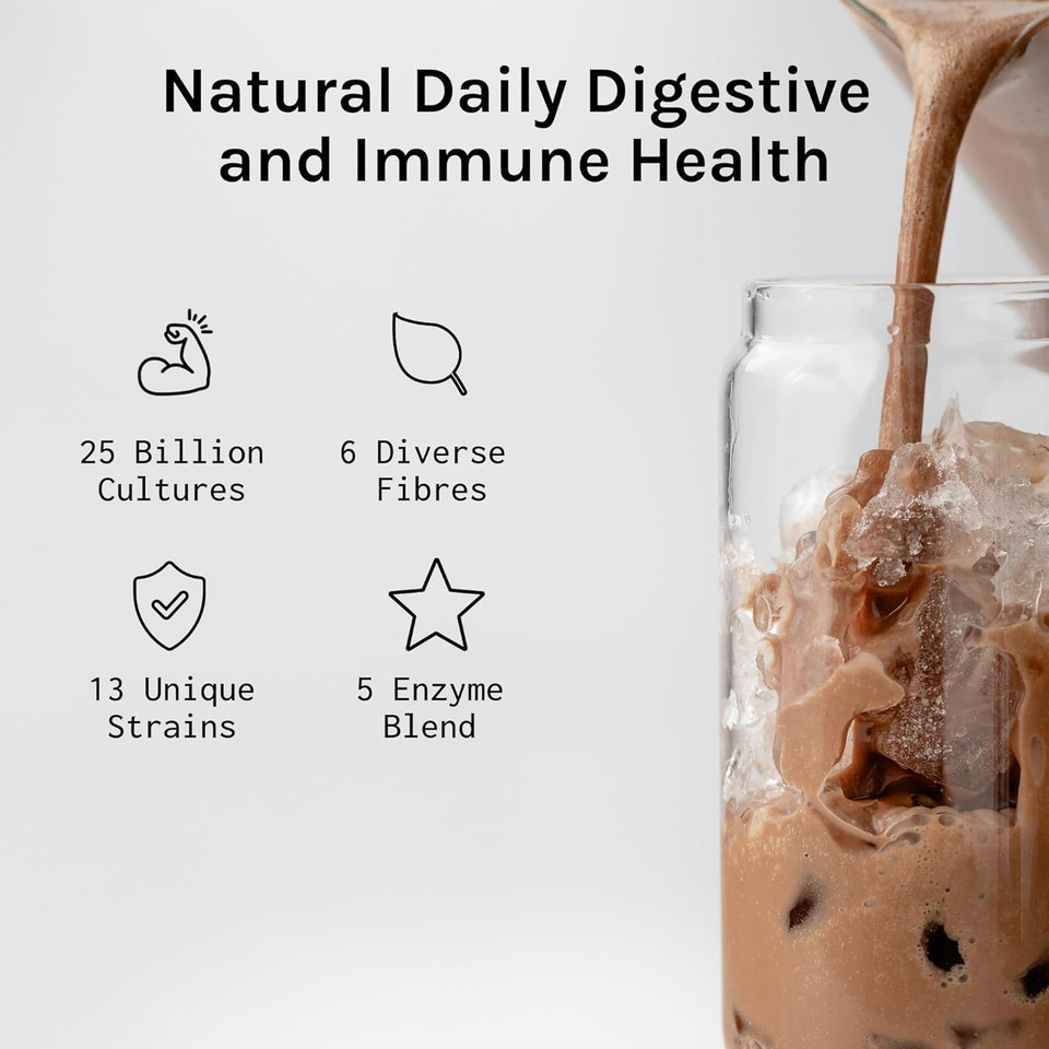 Biomel Complete Gut - Belgian Chocolate - Advanced Gut Health - 450g/30 Servings - Vegan Friendly - Gluten Free - Delicious & Effective