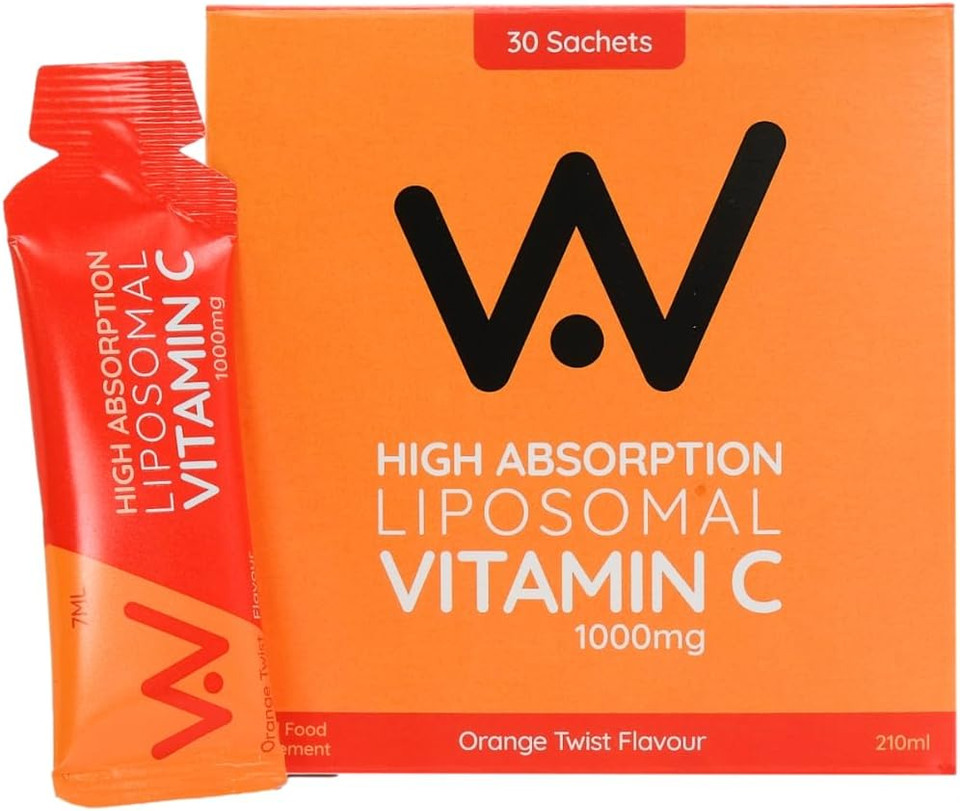 WELL ACTUALLY Liposomal Vitamin C 1000mg - (250ml - 50 Servings) High Strength Liquid Liposomal Vitamin C Supplement - Supports Immunity, Skin, Brain, Joints, Energy - Vegan, Fruit Fusion
