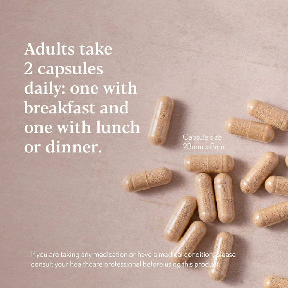 Higher Nature - Vitality Multivitamin for Men - True Food Formula Nutrients from 16 Real Foods - Vegan - One Month Supply - 60 Capsules