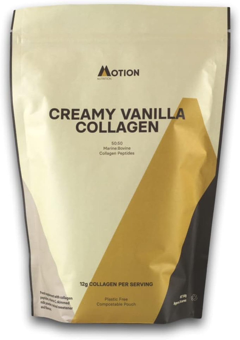 Motion Nutrition Collagen Powder (Unflavoured) - Complete Protein Source with Bovine and Marine Peptides Grass-Fed and Sustainably Sourced Ingredients Motion Nutrition Collagen Powder (Unflavoured) - Complete Protein Source with Bovine and Marine Peptides Grass-Fed and Sustainably Sourced Ingredients
