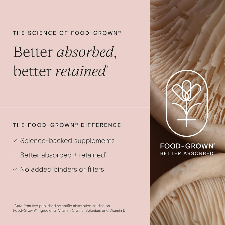 WILD NUTRITION Food-Grown® Endo Support | Endometriosis Supplements | Magnesium & Iron for Energy Support | Vitamin B6 & Zinc for Antioxidant & Immune Support