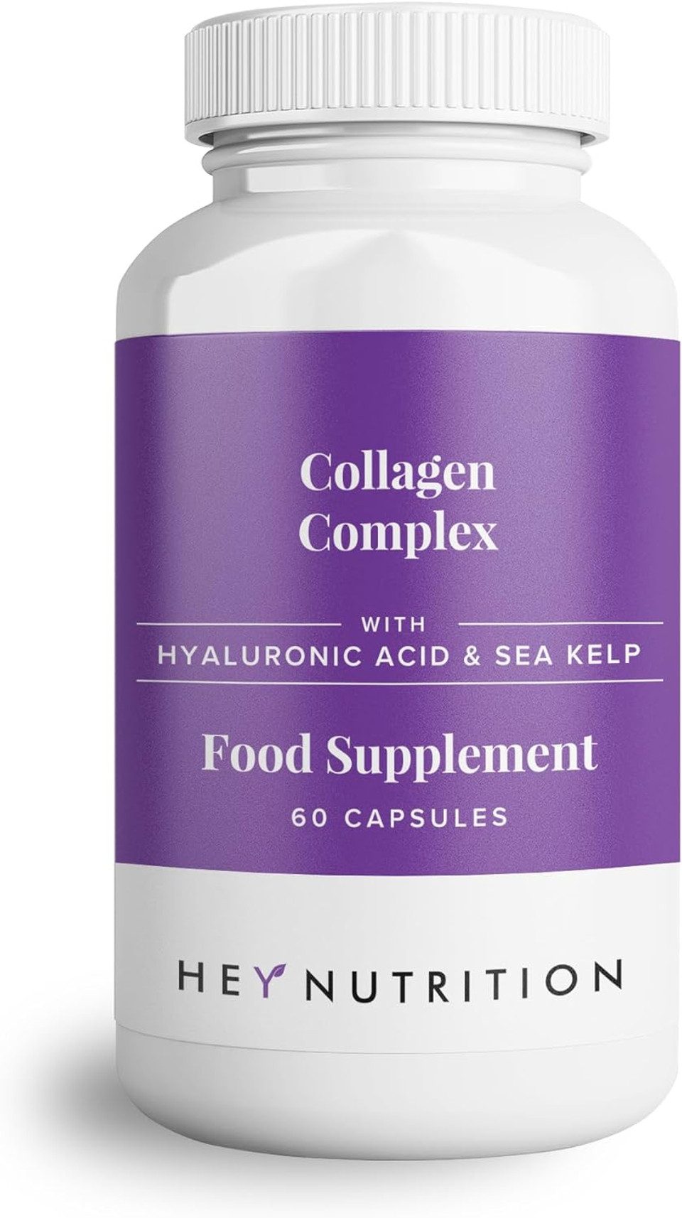 Hey Nutrition Collagen Complex Hyaluronic Acid & Sea Kelp Vitamin E, C, Biotin - Healthy Nails, Skin, Hair Joints Metabolism - Type 1 Marine Supplement - Non GMO, 60 Capsules Hey Nutrition Collagen Complex Hyaluronic Acid & Sea Kelp Vitamin E, C, Biotin - Healthy Nails, Skin, Hair Joints Metabolism - Type 1 Marine Supplement - Non GMO, 60 Capsules
