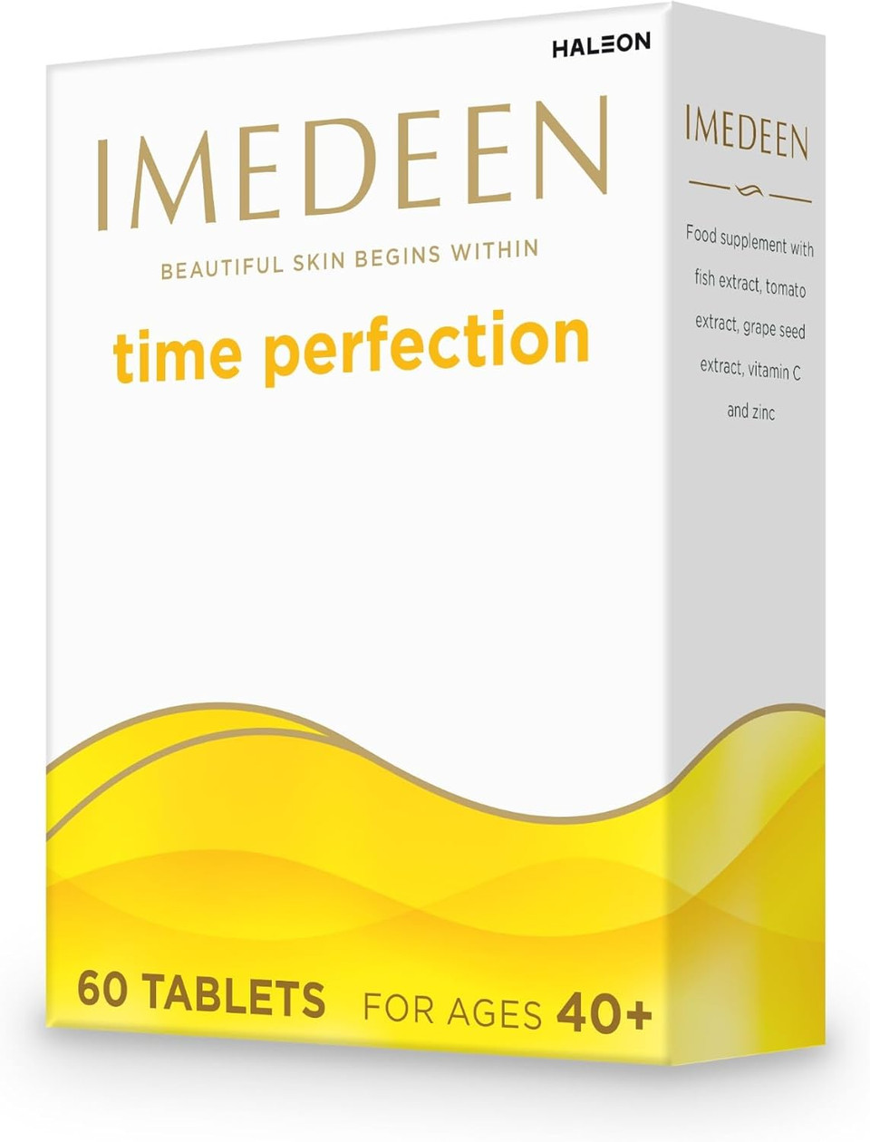 Imedeen Time Perfection - 60 Tablets - Skincare Supplements to Support Collagen Formation - Containing Vitamin C and Zinc - Improves Moisture Balance & Helps Skin to Feel Smoother