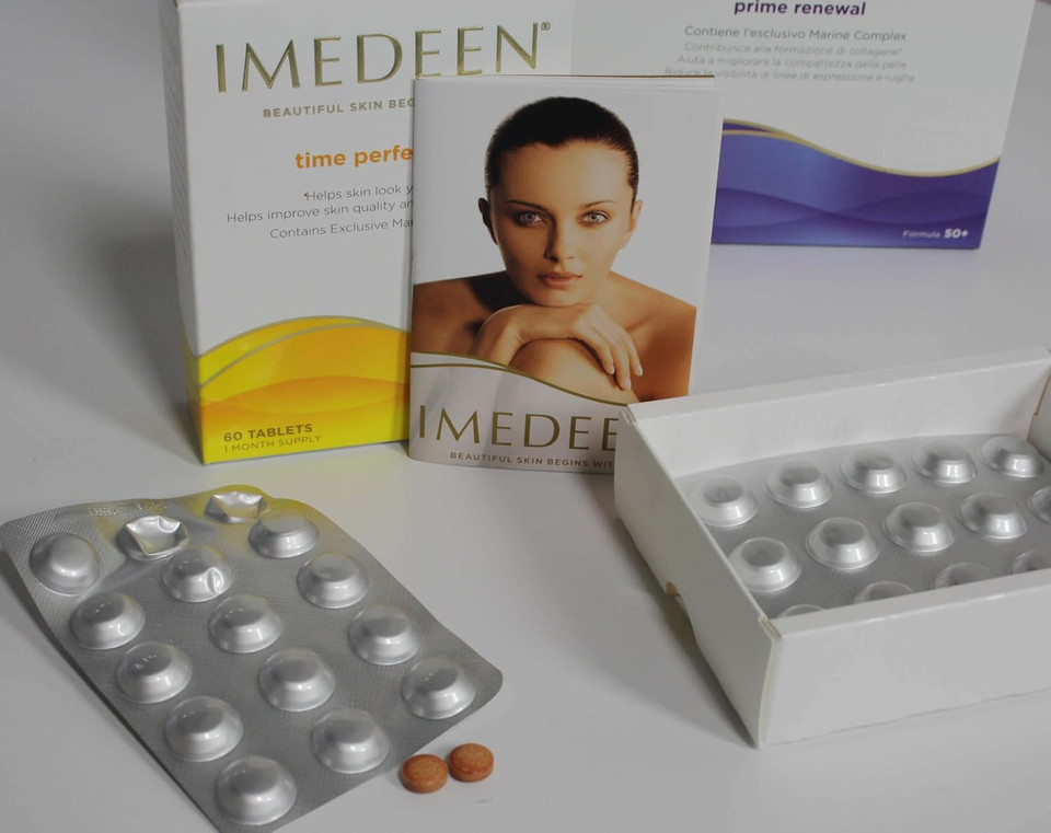 Imedeen Time Perfection - 60 Tablets - Skincare Supplements to Support Collagen Formation - Containing Vitamin C and Zinc - Improves Moisture Balance & Helps Skin to Feel Smoother