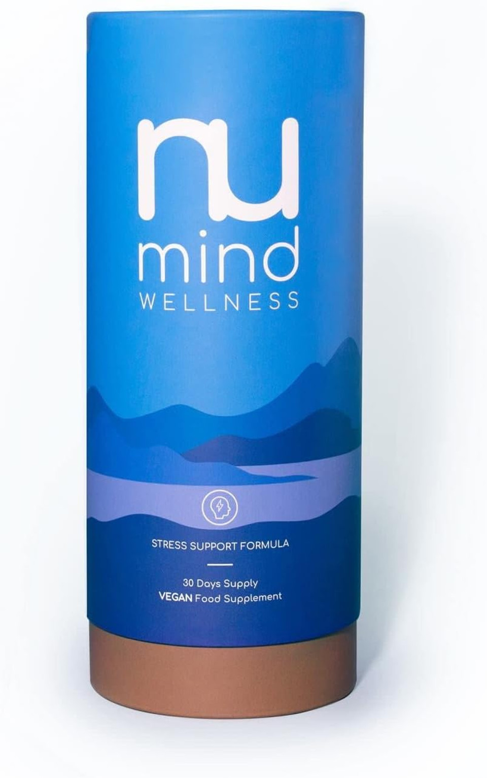 Nu Mind Stress Support Supplement | Natural Calming Supplement | Vitamin B Complex C, D3 | Zinc | Iron | Ashwagandha KSM66| 150 Capsules (150 Count (Pack of 1), 30-Day Supply)