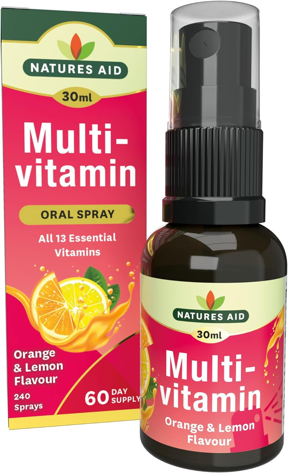 Natures Aid Vitamin B12 Daily Oral Spray 30ml - Natural High Strength 1000µg Supports Energy Tiredness Fatigue Healthy Immune Nervous System - Pill Tablet Capsule Free Liquid Supplement 4-Month Supply Natures Aid Vitamin B12 Daily Oral Spray 30ml - Natural High Strength 1000µg Supports Energy Tiredness Fatigue Healthy Immune Nervous System - Pill Tablet Capsule Free Liquid Supplement 4-Month Supply