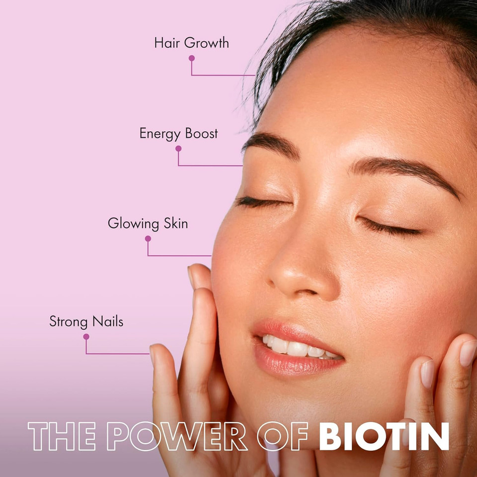 Incite Nutrition Biotin Hair Growth Support Supplement 12,000mcg - 400 Tiny 6mm Tablets (Full Year Plus Supply) - for Men & Women