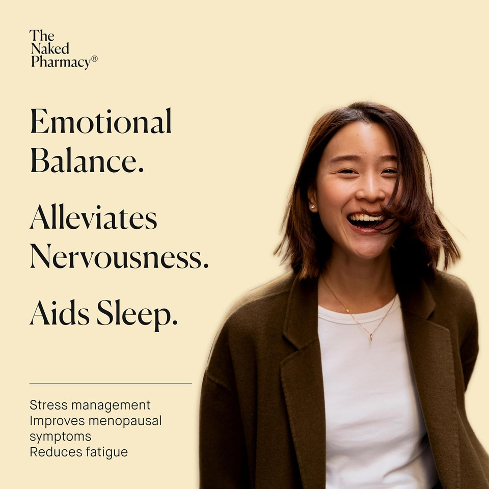 The Naked Pharmacy | Saffrosun Calm | Balance & Energy | Saffron with Vitamin B12 | High Strength | Natural No Additives | Vegan | 60 Capsules