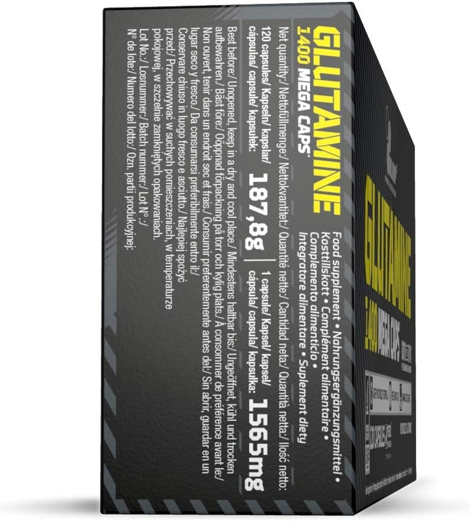 OLIMP SPORT NUTRITION Olimp L-Glutamine Capsules, Pack of 120 Mega Capsules