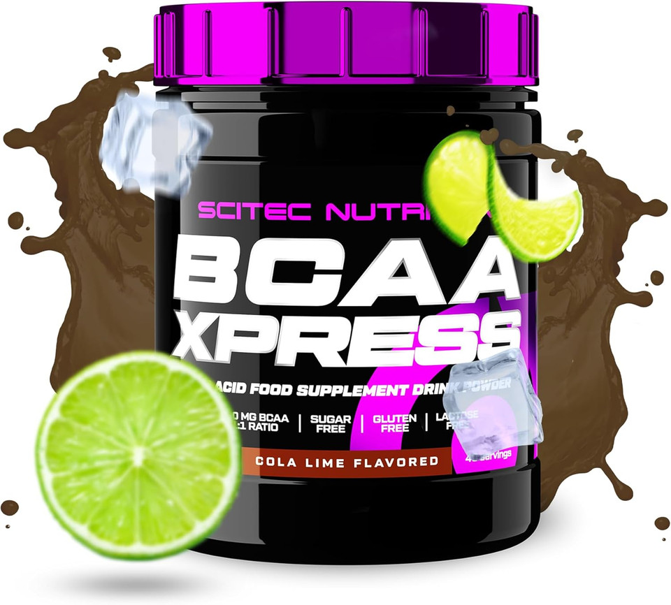 Scitec Nutrition BCAA Xpress, Sugar, Gluten & Lactose-Free, 5g Pure BCAA, Muscle Recovery & Growth, 2:1:1 Amino Acid Ratio, Flavoured & Easy Mixing, 280 g, Melon