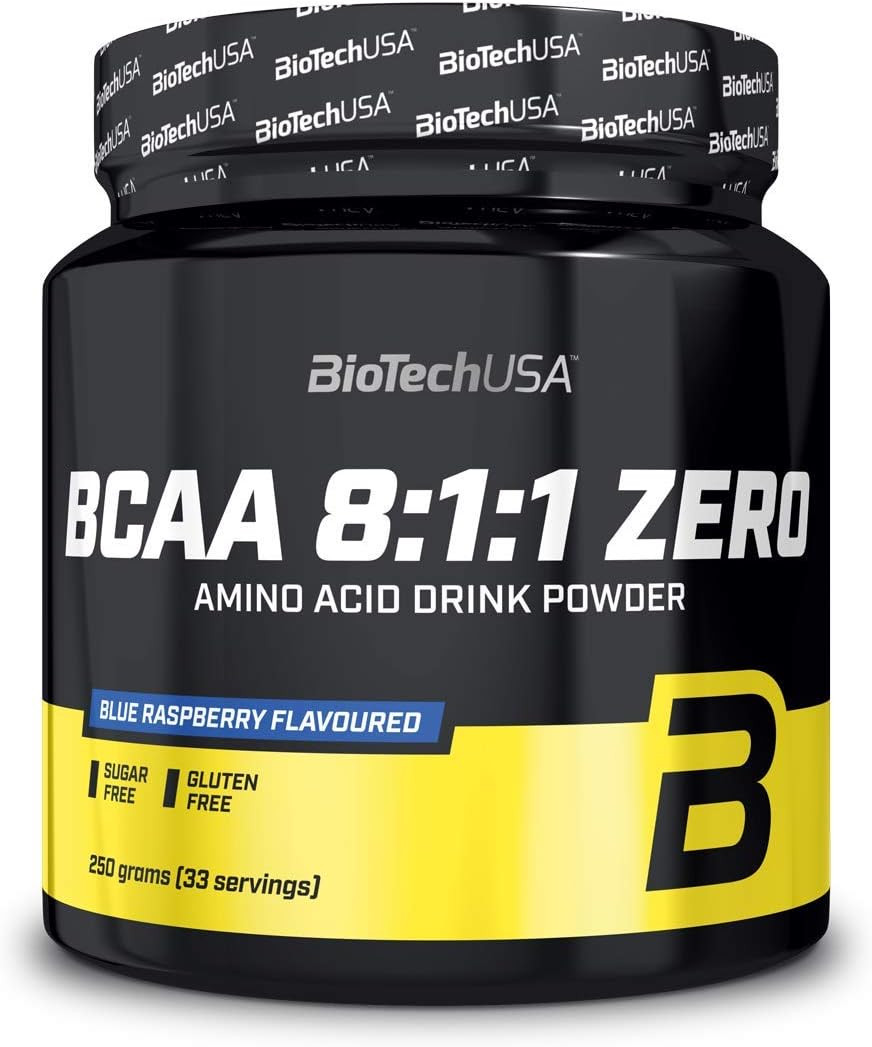 BioTechUSA Bcaa 8:1:1 Zero, Blue Raspberry, 250 g