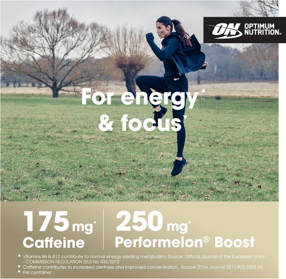 Optimum Nutrition Gold Standard Pre-Workout Energy Shot, Ready to Drink Food Supplement with Beta Alanine, Caffeine, PerforMelon Boost and Vitamin B6 and B12, Cola Flavour, 12-Pack, 12 x 60 ml Optimum Nutrition Gold Standard Pre-Workout Energy Shot, Ready to Drink Food Supplement with Beta Alanine, Caffeine, PerforMelon Boost and Vitamin B6 and B12, Cola Flavour, 12-Pack, 12 x 60 ml
