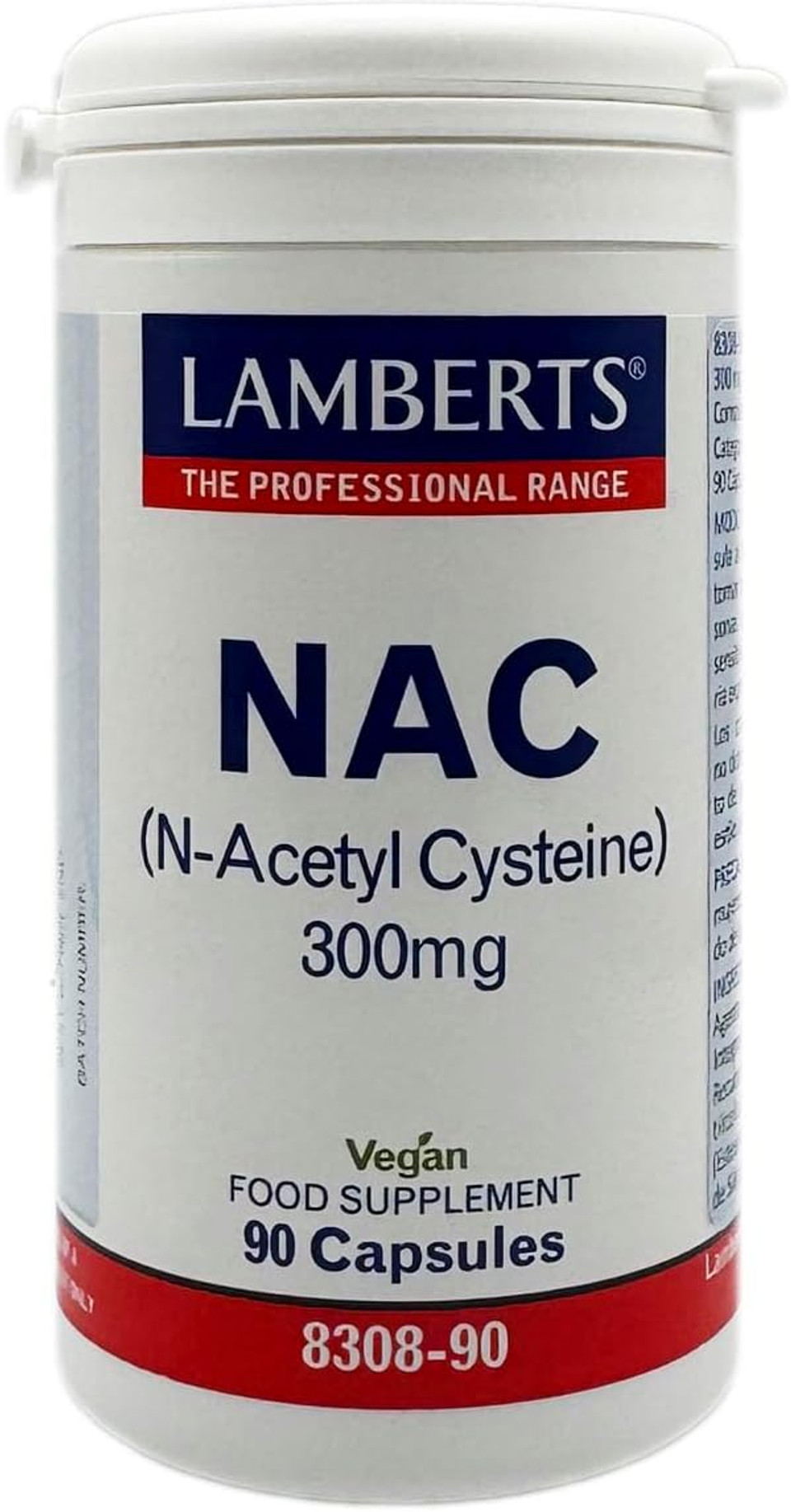 Lamberts N-Acetyl Cysteine (NAC) 300mg 90 Capsules