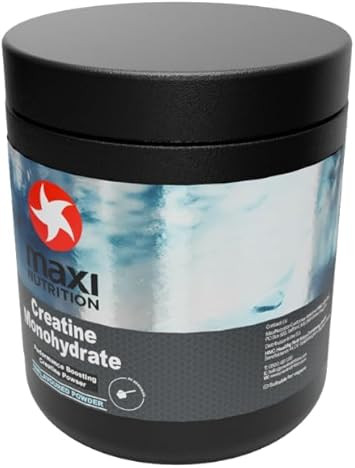 MaxiNutrition Creatine | Performance Boosting Creatine Monohydrate Powder | Unflavoured, 300g - 60 Servings