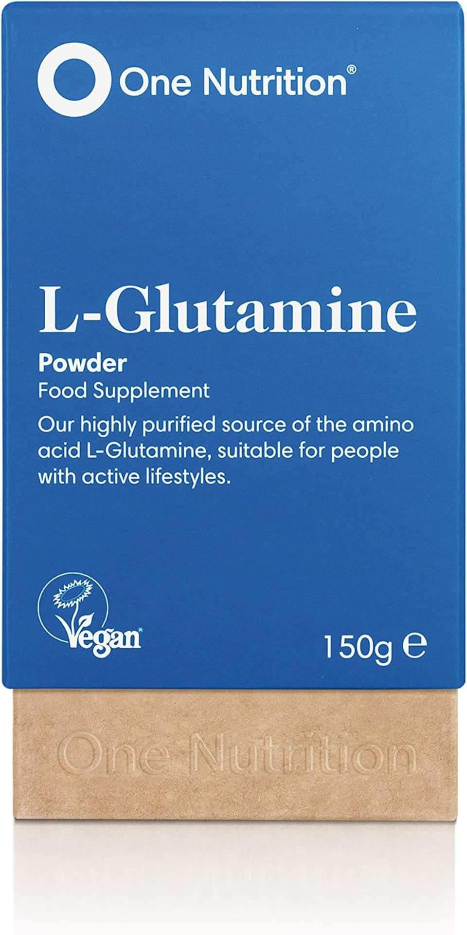One Nutrition L-Glutamine - Highly Purified Amino Acid - No Fillers - No Binders - SportsNutrition Supplement - 150g Powder