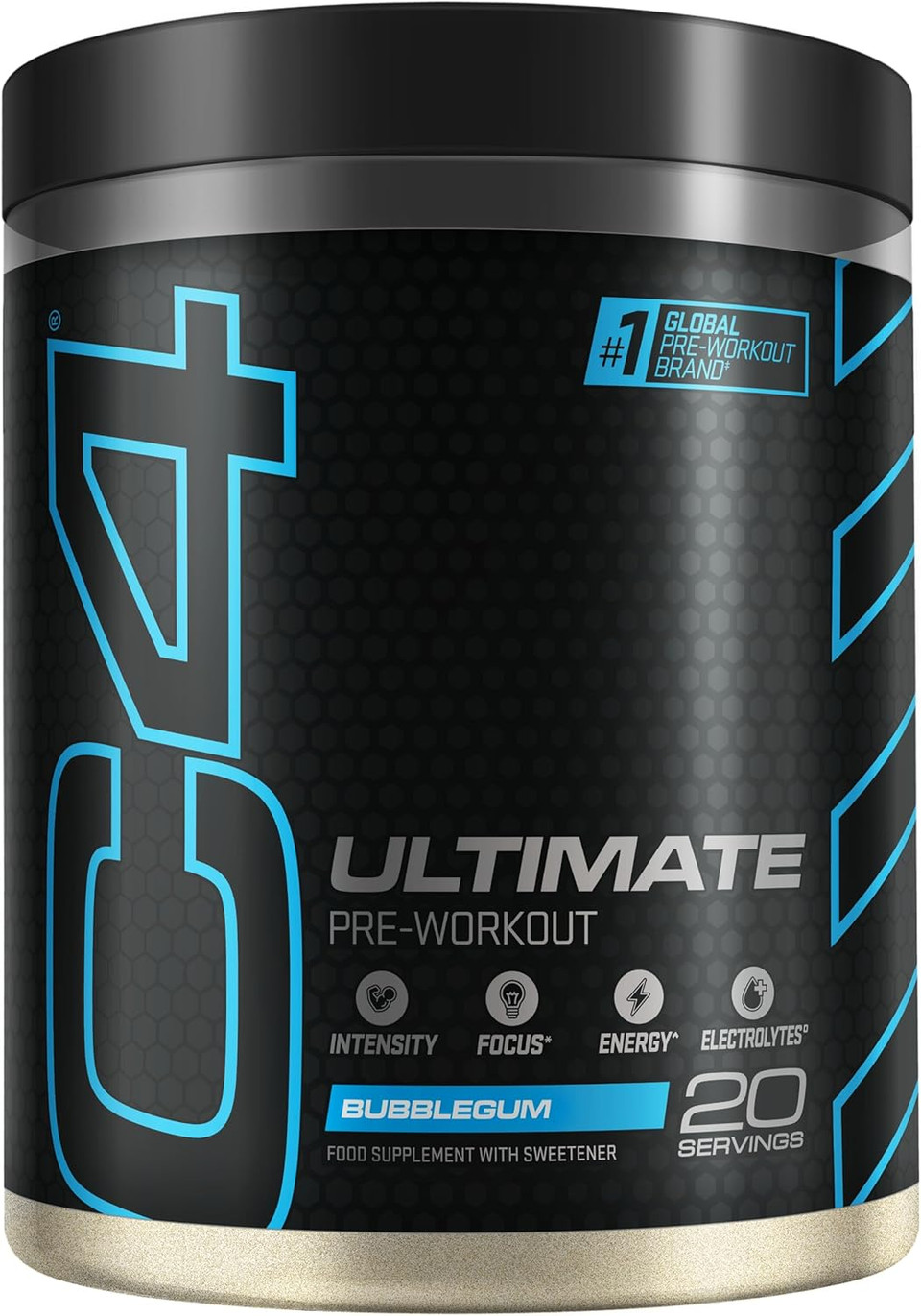 C4 Ultimate Pre Workout Powder Bubblegum 20 Servings, 40 if Single Scooped | Zero Sugar Pre Workout with Caffeine 300mg, L Citrulline 7000mg, Beta Alanine 4800mg, Vitamins and Electrolytes C4 Ultimate Pre Workout Powder Bubblegum 20 Servings, 40 if Single Scooped | Zero Sugar Pre Workout with Caffeine 300mg, L Citrulline 7000mg, Beta Alanine 4800mg, Vitamins and Electrolytes