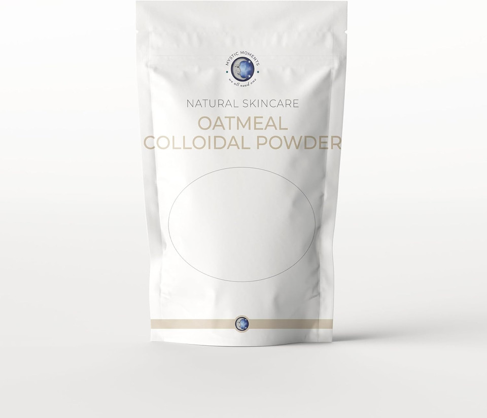 Mystic Moments | Colloidal Oatmeal Powder | Avena Sativa Kernel Flour | Natural Soother for Dry & Itchy Skin | Moisturising Barrier | Ideal for Baths, Creams, Soaps & Masks | Micro-Fine | 500g