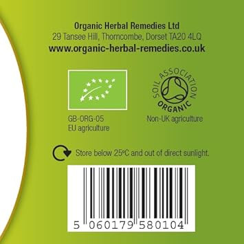 Organic Herbal Remedies, Dandelion Tincture, 100ml