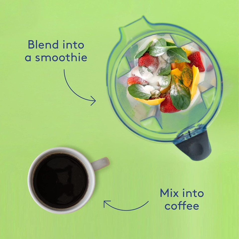 SPROOS - Grass Fed Collagen - Beverage Powder - Hydrolised Collagen Peptides - Healthy Joints, Gut, Skin & Hair - Unflavoured - 50-Day Supply - 500 g