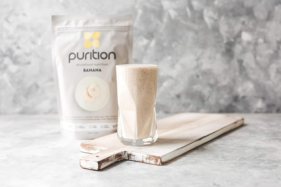 Purition Naked Blend Unflavoured & Unsweetened | High Protein Powder for Keto Shakes and Smoothies with Only Natural Ingredients for Weight Management | 1 x 12 Meal Bag