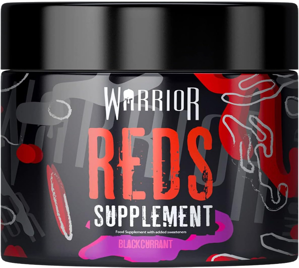 Warrior Reds Super Food Supplement Powder, Blackcurrant, 30 Servings
