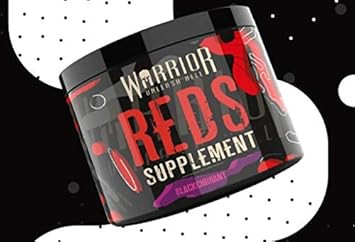 Warrior Reds Super Food Supplement Powder, Blackcurrant, 30 Servings