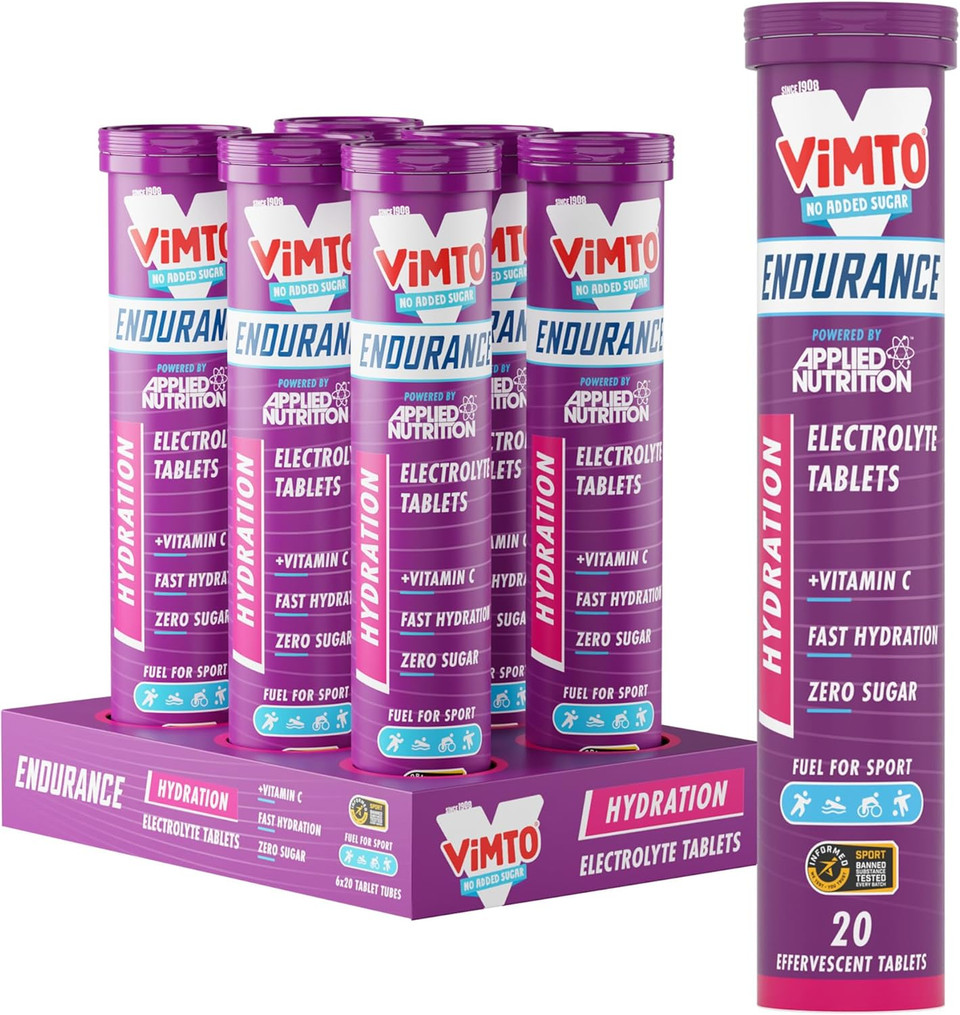 Applied Nutrition Endurance Hydration Electrolyte Tablets - 400mg Electrolytes per Serving  120 Effervescent Tablets, Sugar Free, Low Calorie, Added Vitamin C Boost Performance  Orange