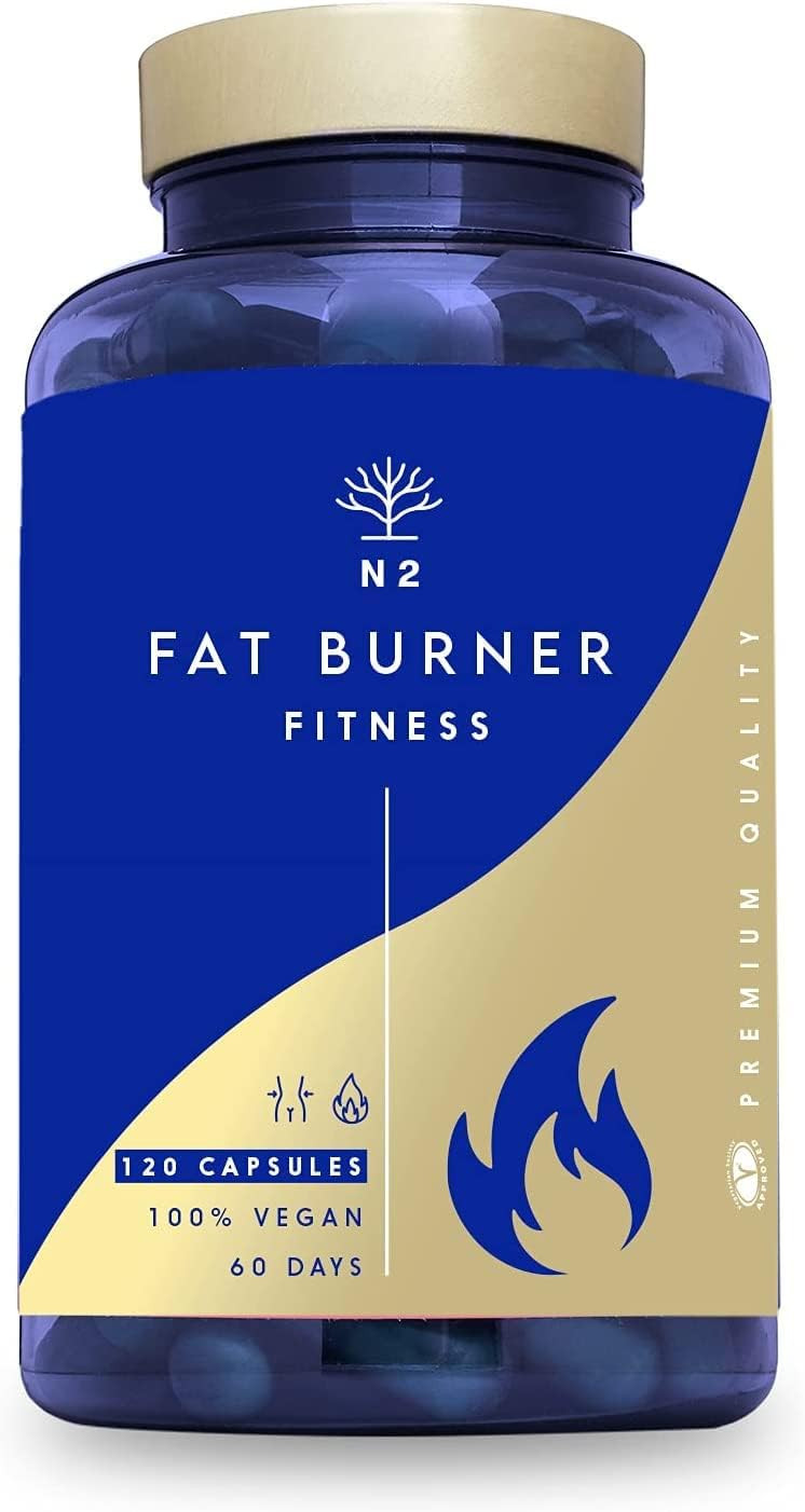 Best Fat Burner for Women and Men Weight Loss. Extreme Natural Thermogenic Slimming Pills. Energy Booster Pure 100% Natural Ingredients. 120 Vegetable Capsules.UK VEGAN Certified. N2 Natural Nutrition