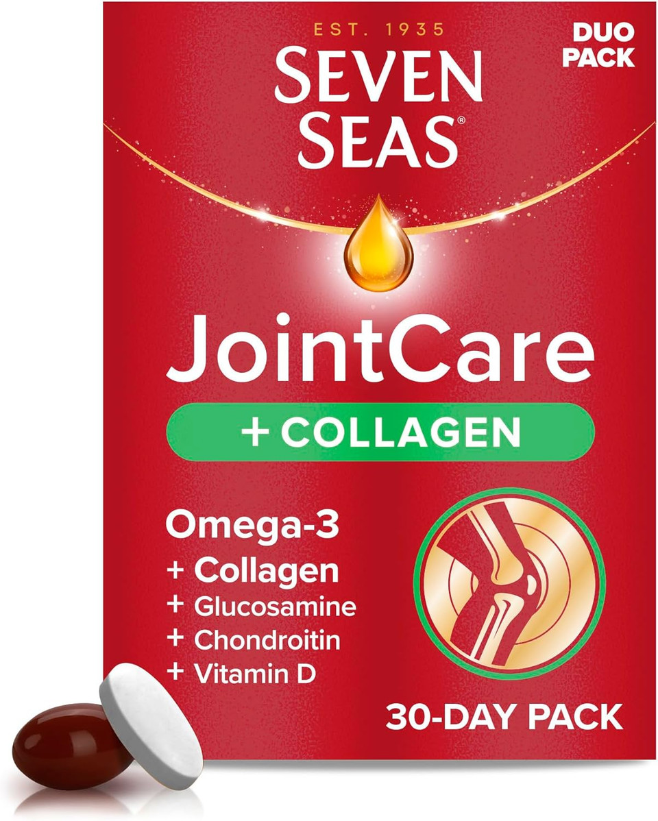 Seven Seas JointCare Supplex with Glucosamine plus Omega-3, 90 Capsules