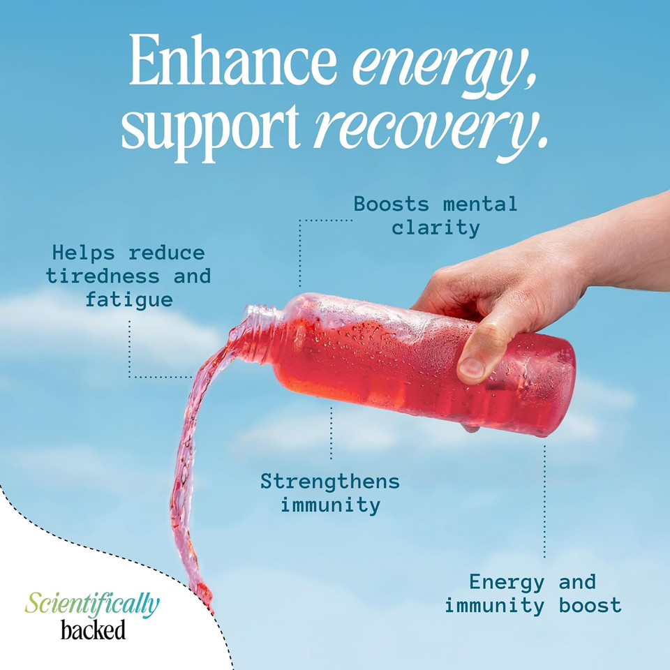 Spacegoods Hydro Dust 174g | 30 Servings | Electrolyte Hydration Blend with Himalayan Pink Salt, Vitamin B & Zinc | Supports Energy, Mental Clarity & Immune Health | No Added Sugar | Watermelon