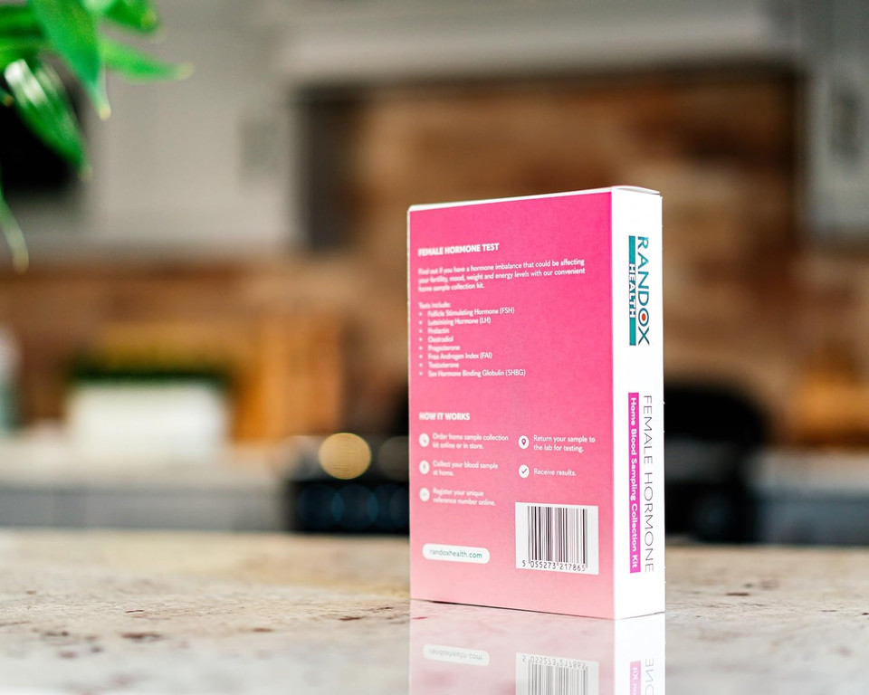 Female Hormone Test | Randox Health | Hormone Testing Kit for Women | Female Hormone Blood Test | Oestradiol, Progesterone, Prolactin | Personalised Health Report Included | Health Results in 2-3 Days Female Hormone Test | Randox Health | Hormone Testing Kit for Women | Female Hormone Blood Test | Oestradiol, Progesterone, Prolactin | Personalised Health Report Included | Health Results in 2-3 Days