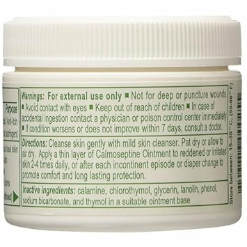 Calmoseptine Diaper Rash Ointment Jar - 2.5 Oz By Calmoseptine