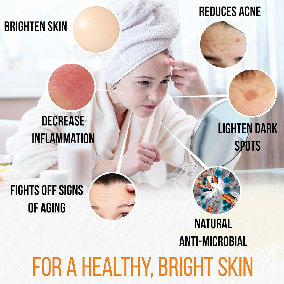 Turmeric Soap Bar For Face & Body  Natural Turmeric Skin Soap Wash For Dark Spots, Intimate Areas, Underarms  Turmeric Brightening Face Soap Cleanses Skin, Great For Acne, Scars