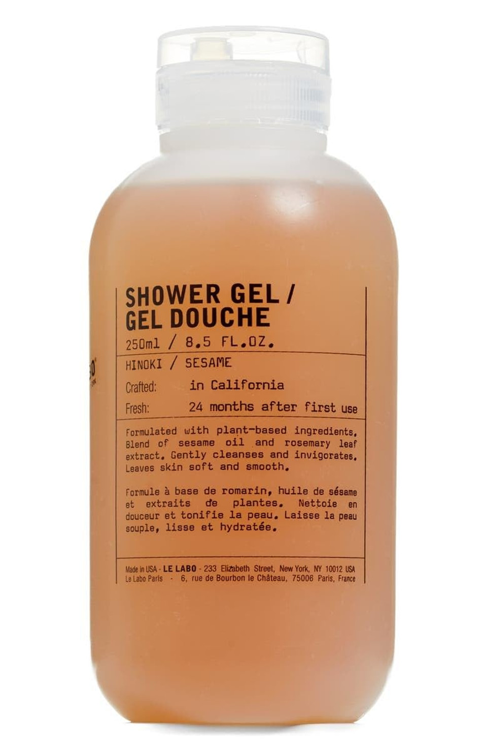 Le Labo Hinoki Shower Gel 8.5 Ounce (Unisex)
