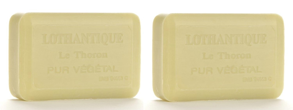 Authentique Shea Butter Vegetable Bar Soap - 2 Bars, 200G Each, (Green Tea)