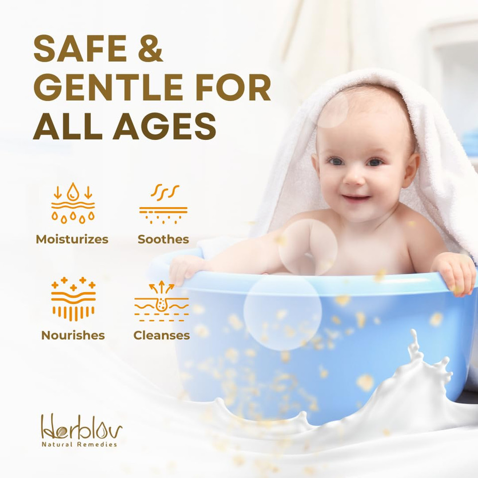 Oatmeal Honey Goat'S Milk Soap Bar  Natural Bar Soap For Women, Men, Kids, Itchy Skin, Eczema, Psoriasis, Rash, Sunburn Skincare  Calming Colloidal Oatmeal Face Cleanser & Body Wash, Made In Usa