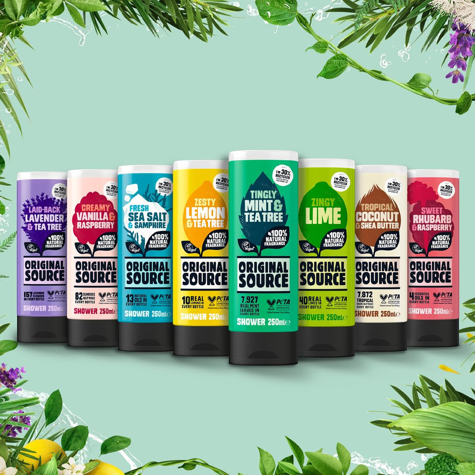 Original Source Rhubarb And Raspberry Shower Gel, 250Ml