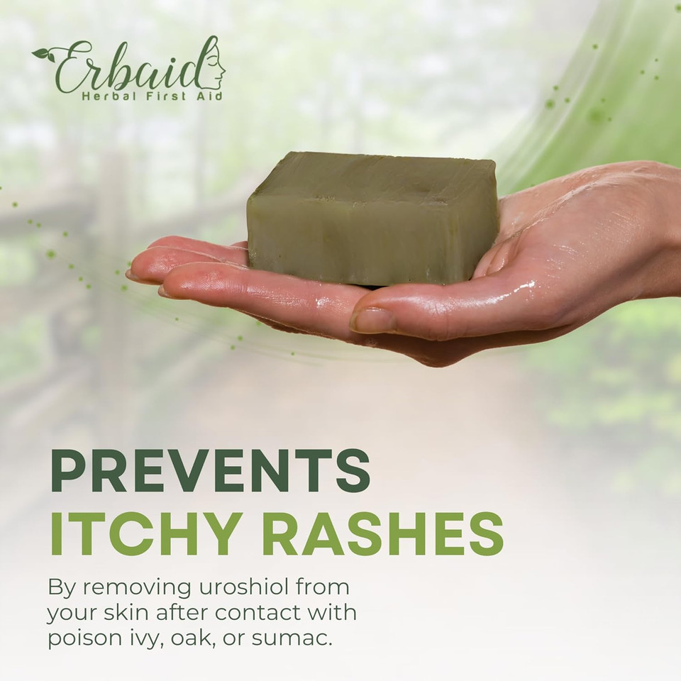 Poison Ivy Soap Bar  All Natural Poison Ivy Treatment  Anti-Itch Skin Cleanser Wash For Poison Ivy, Poison Oak & Sumac  Removes Oils, Soothes & Relieves Rashes  5Oz Jewelweed Soap Made In Usa Poison Ivy Soap Bar  All Natural Poison Ivy Treatment  Anti-Itch Skin Cleanser Wash For Poison Ivy, Poison Oak & Sumac  Removes Oils, Soothes & Relieves Rashes  5Oz Jewelweed Soap Made In Usa