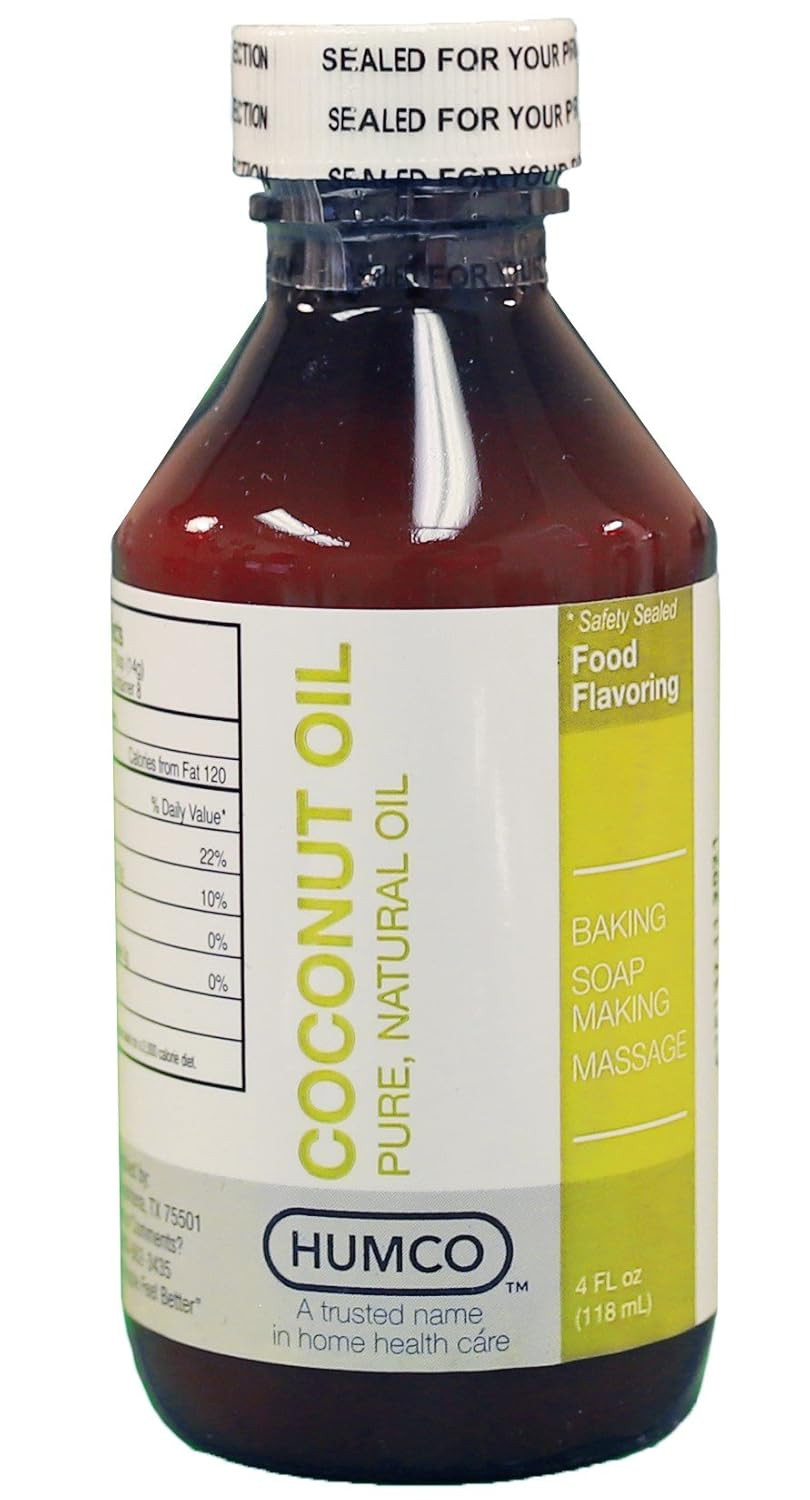 Pure Coconut Oil, 4Oz. 100 Pure And Natural Oil. Skin Care. Soap Making. Baking