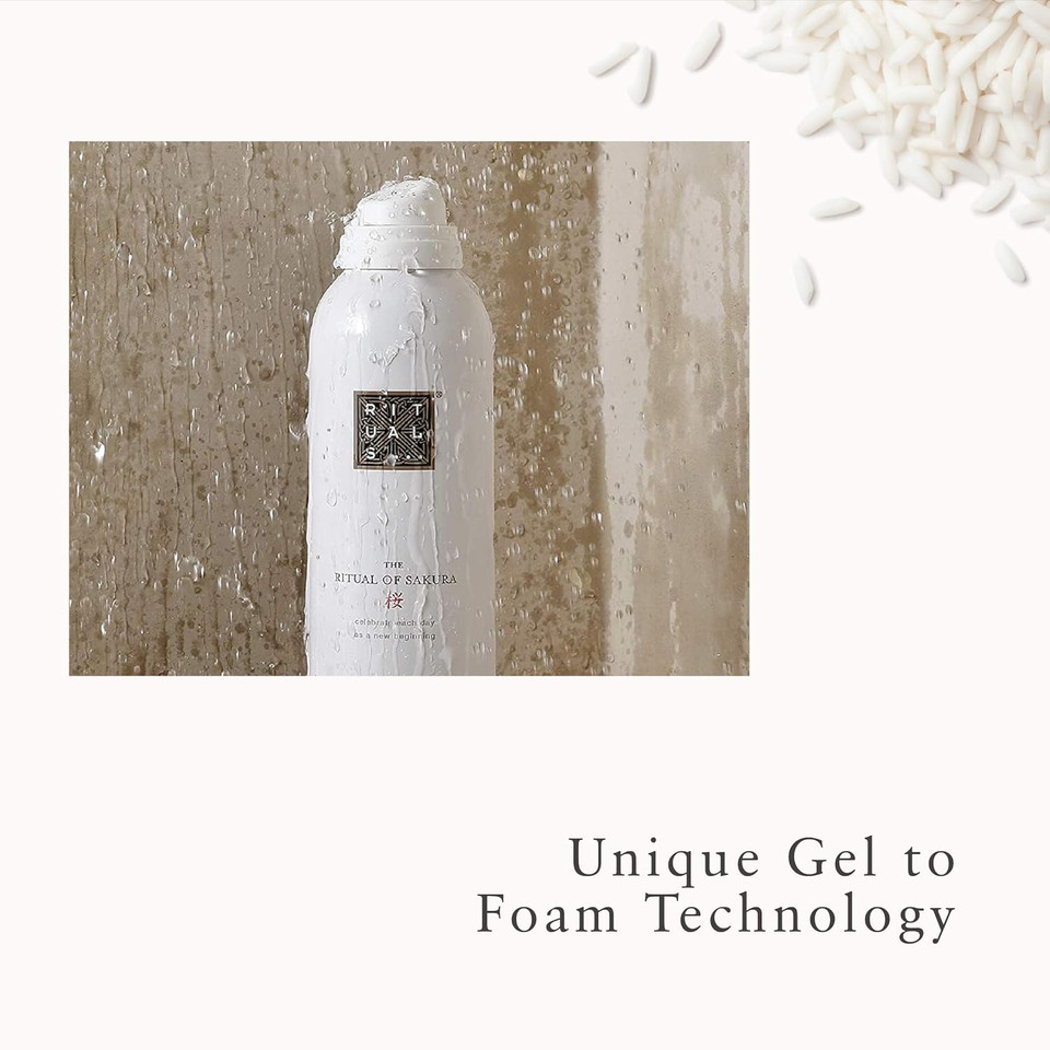 Rituals The Ritual Of Sakura Foaming Shower Gel Cherry Blossom, 6.7 Fl Oz