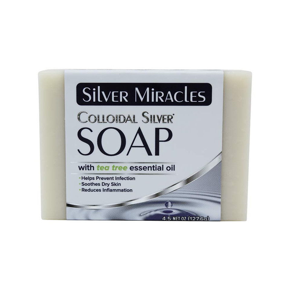 Sillver Miracles Colloidal Silver Soap With Lemon Grass Oil