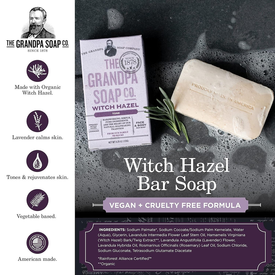 Soap Bar Witch Hazel