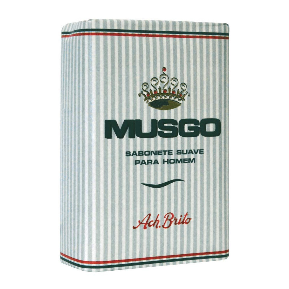 4X Ach. Brito Musgo Real Men Body Bath Vintage Toilet Soap 5.6 Oz
