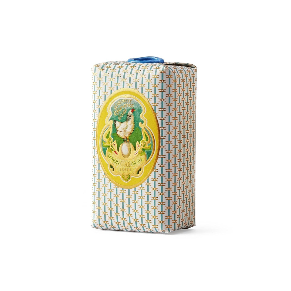 Claus Porto - Chicken Lemongrass Body Soap For Men + Women | Invigorating, Cleansing, Nourishing | Handcrafted, Aromatic, Fresh (150G | 5.3 Oz)