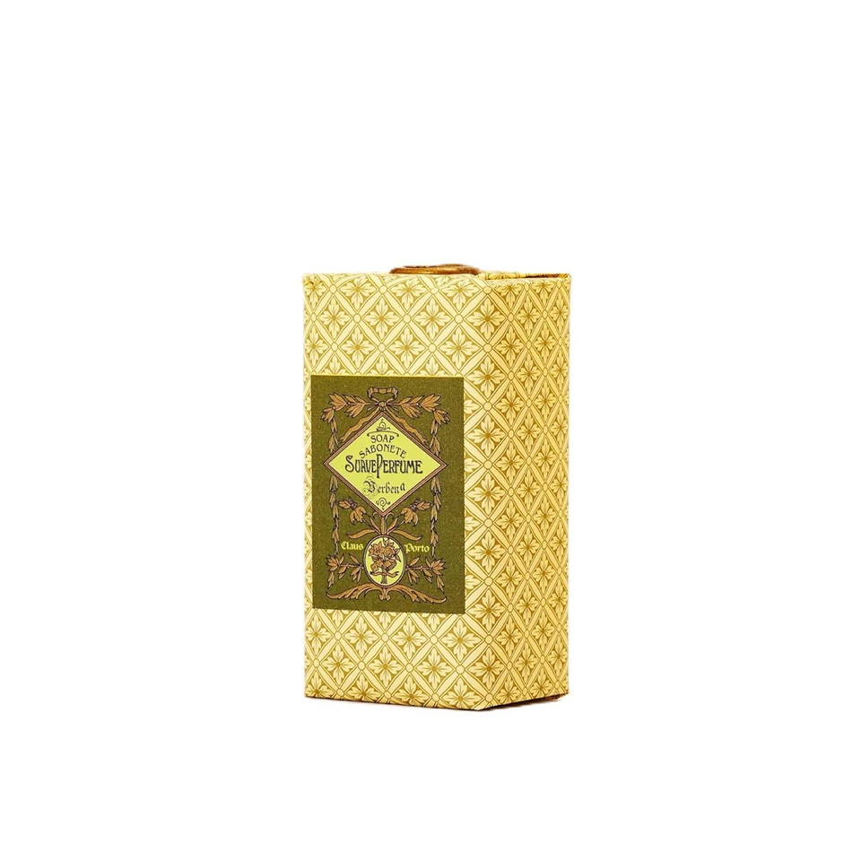 Claus Porto - Suave Perfume Verbena Body Soap For Men + Women | Soothing, Cleansing, Nourishing | Handcrafted, Aromatic, Fresh, Light (150G | 5.3 Oz)