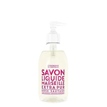 Compagnie De Provence Savon De Marseille Extra Pure Liquid Soap - Wild Rose - 10 Fl Oz Plastic Pump Bottle