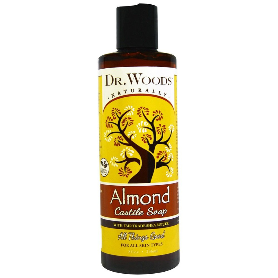 Dr. Woods Almond Castile Soap Shea Butter 16 Ounce